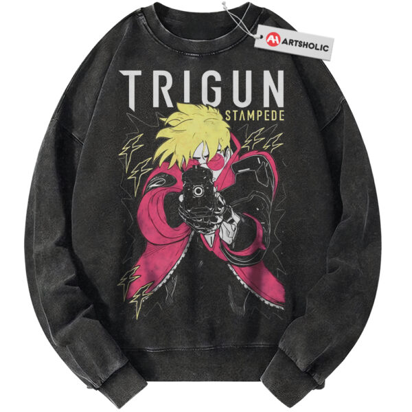 Vash the Stampede Sweatshirt, Trigun Sweatshirt, Anime Sweatshirt, Vintage Sweater
