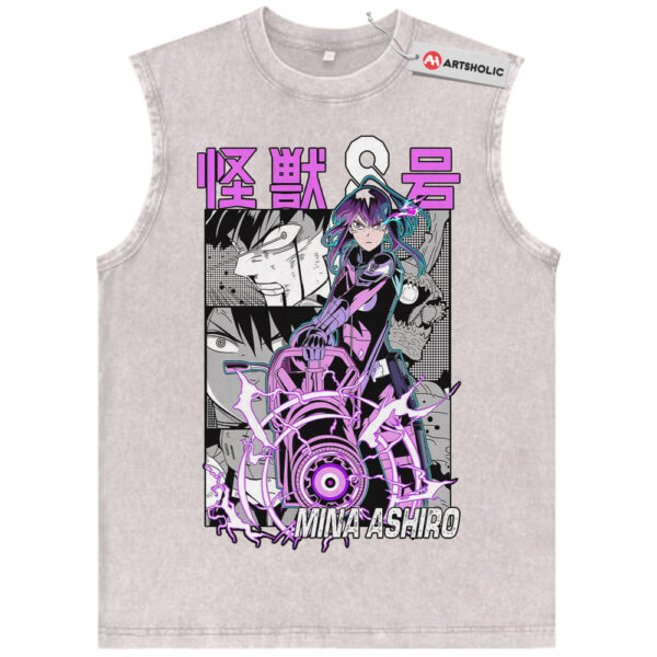 Mina Ashiro Tank Top, Kaiju No 8 Tank Top, Anime Tank Top, Vintage Tank Top
