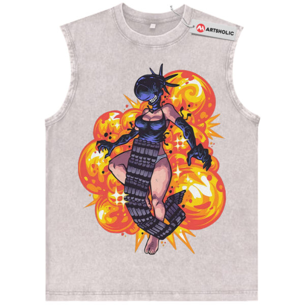 Reze Tank Top, Bomb Girl Tank Top, Bomb Devil Tank Top, Chainsaw Man Tank Top, Anime Tank Top, Vintage Tank Top