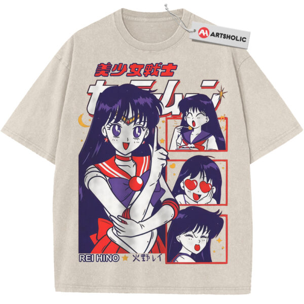 Rei Hino Shirt, Sailor Mars Shirt, Sailor Moon Shirt, Anime Shirt, Vintage T-Shirt