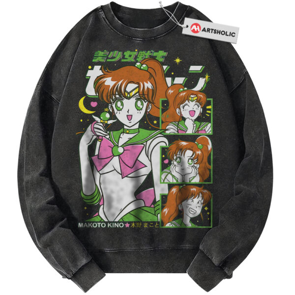 Makoto Kino Sweatshirt, Sailor Jupiter Sweatshirt, Sailor Moon Sweatshirt, Anime Sweatshirt, Vintage Sweater