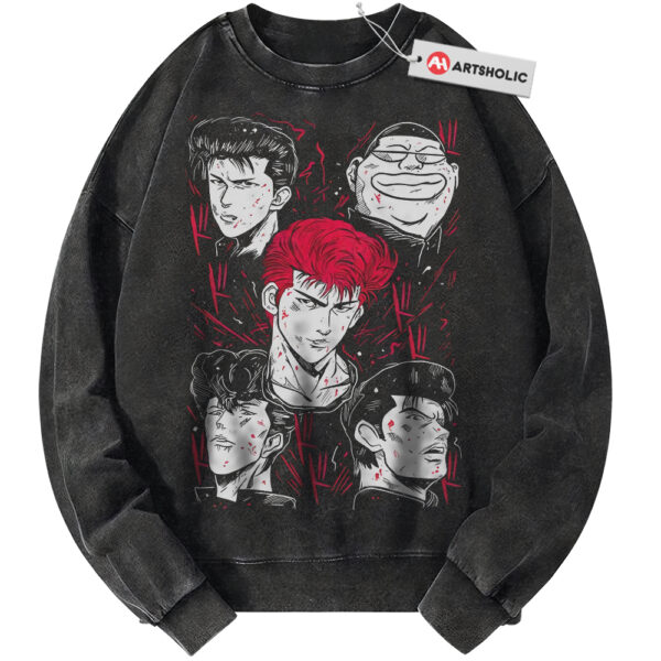 Slam Dunk Sweatshirt, Anime Sweatshirt, Vintage Sweater