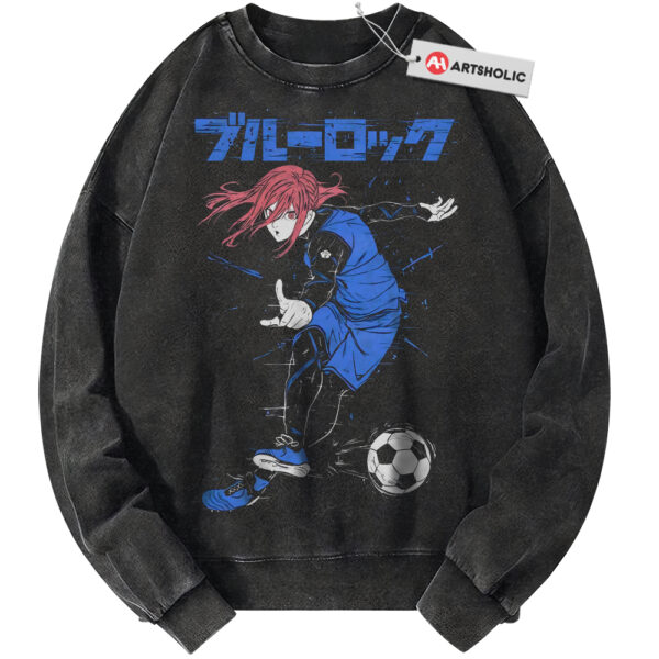 Hyoma Chigiri Sweatshirt, Blue Lock Sweatshirt, Anime Sweatshirt, Vintage Sweater