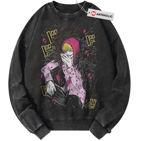 Donquixote Rosinante Sweatshirt, One Piece Sweatshirt, Anime Sweatshirt, Vintage Sweater