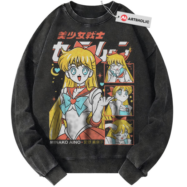 Minako Aino Sweatshirt, Sailor Venus Sweatshirt, Sailor Moon Sweatshirt, Anime Sweatshirt, Vintage Sweater