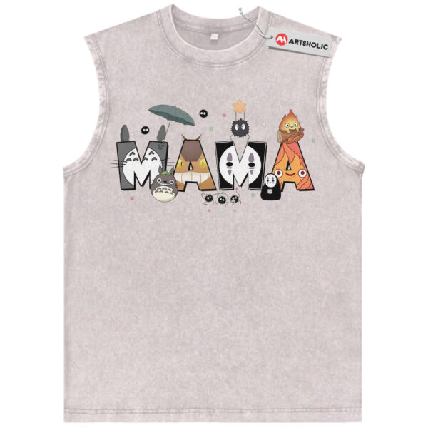 Totoro Tank Top, No Face Tank Top, Susuwatari Tank Top, Calcifer Tank Top, Studio Ghibli Tank Top, Mother's Day Tank Top, Anime Tank Top, Vintage Tank Top