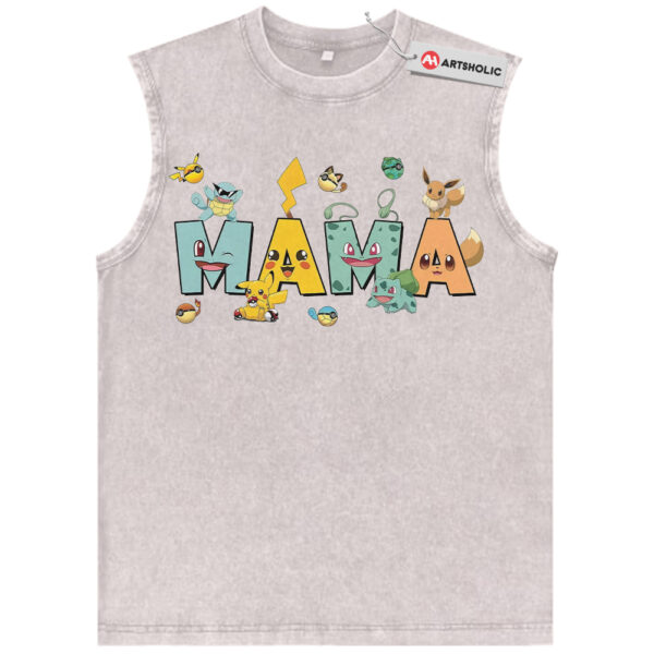 Pokemon Tank Top, Mother's Day Tank Top, Anime Tank Top, Vintage Tank Top