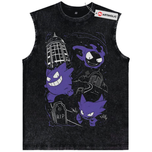 Gengar Tank Top, Haunter Tank Top, Gatsly Tank Top, Pokemon Tank Top, PKM Tank Top, Anime Tank Top, Vintage Tank Top