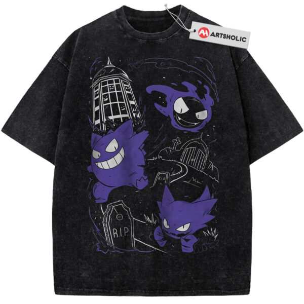 Gengar Shirt, Haunter Shirt, Gatsly Shirt, Pokemon Shirt, PKM Shirt, Anime Shirt, Vintage T-Shirt