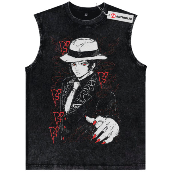 Muzan Kibutsuji Tank Top, Demon Slayer Tank Top, Anime Tank Top, Vintage Tank Top