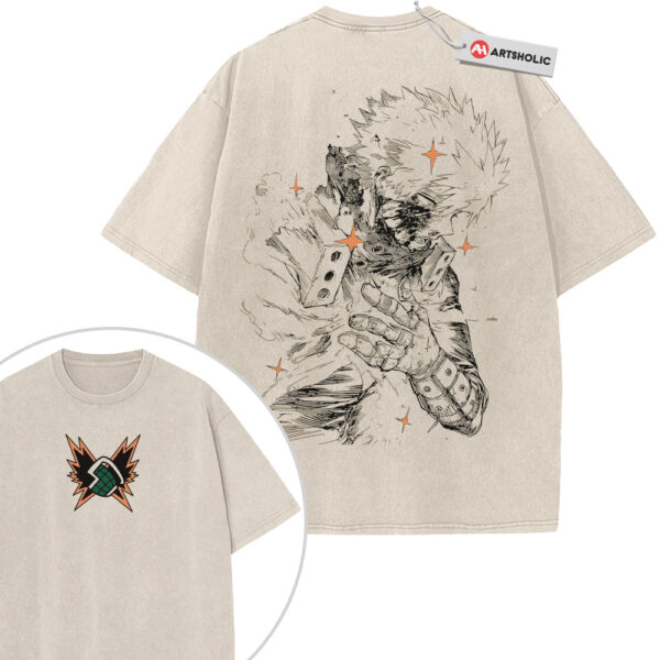 Katsuki Bakugo Shirt, MHA Shirt, Anime Shirt, Vintage T-Shirt 2-Sided