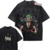Roronoa Zoro Shirt, One Piece Shirt, Anime Shirt, Vintage T-Shirt 2-Sided