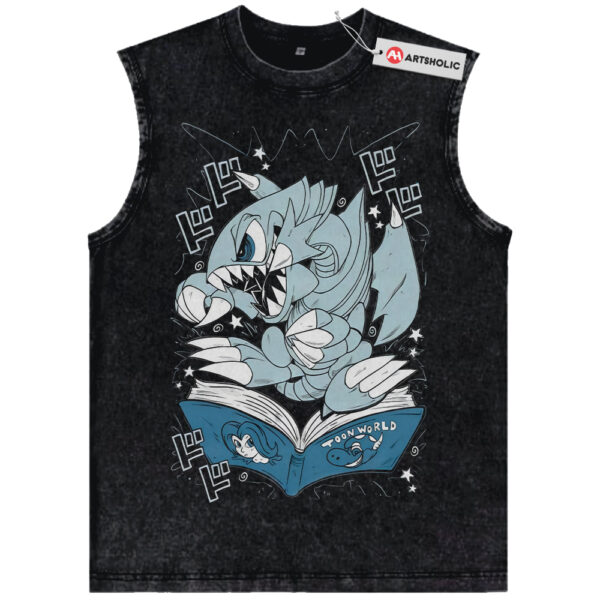 Blue-Eyes Toon Dragon Tank Top, Anime Tank Top, Vintage Tank Top
