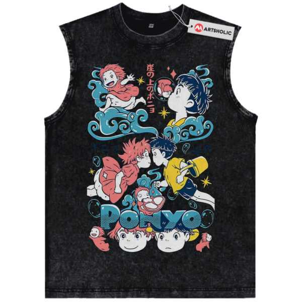 Ponyo Tank Top, Studio Ghibli Tank Top, Anime Tank Top, Vintage Tank Top