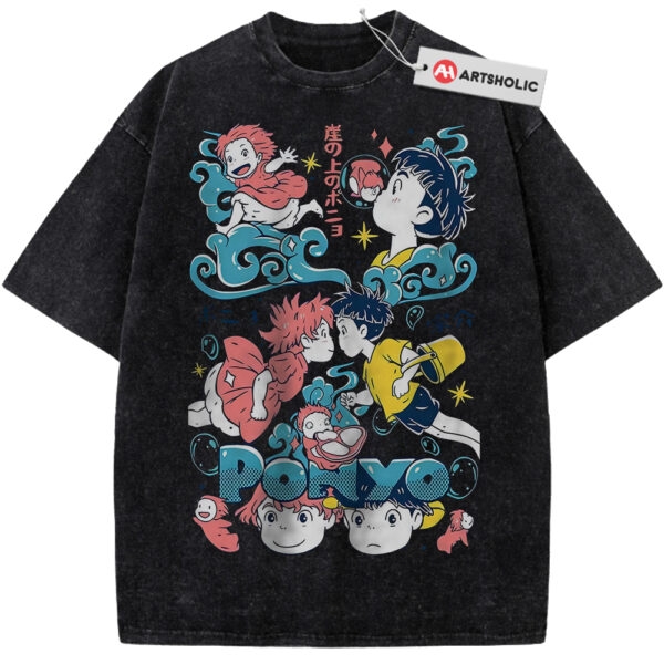 Ponyo Shirt, Studio Ghibli Shirt, Anime Shirt, Vintage T-Shirt