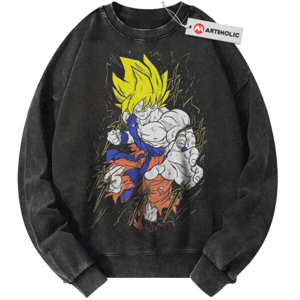 Son Goku Sweatshirt, Dragon Ball Sweatshirt, Anime Sweatshirt, Vintage Sweater