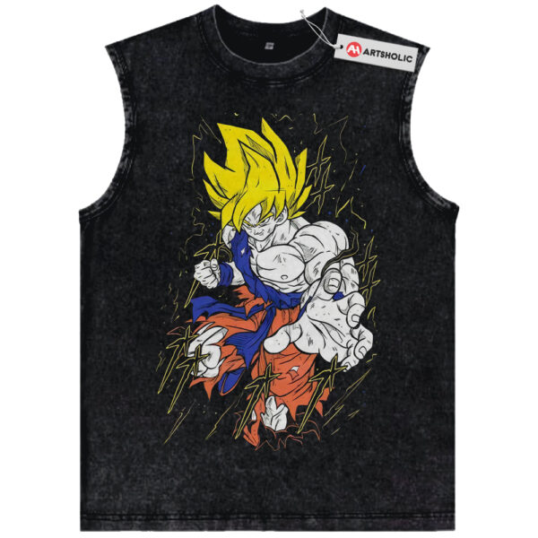 Son Goku Tank Top, Dragon Ball Tank Top, Anime Tank Top, Vintage Tank Top