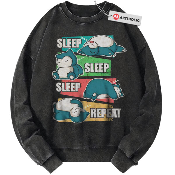 Snorlax Sweatshirt, Pokemon Sweatshirt, Anime Sweatshirt, Vintage Sweater