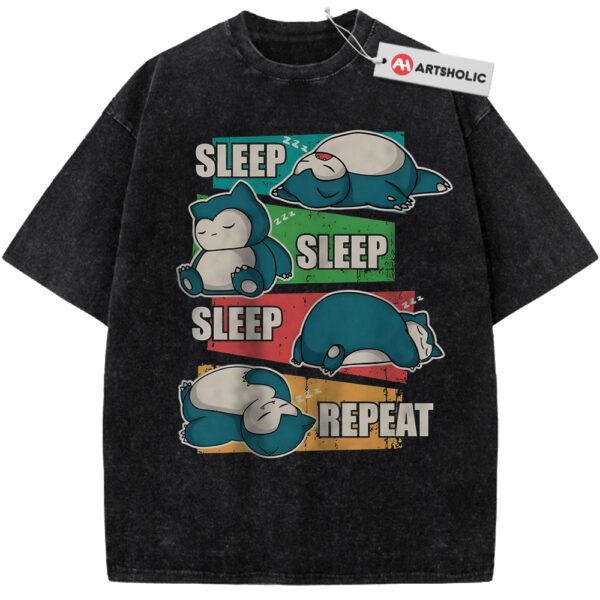 Snorlax Shirt, Pokemon Shirt, Anime Shirt, Vintage Tee