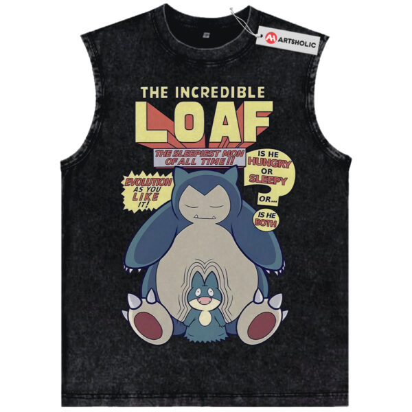 Munchlax Tank Top, Snorlax Tank Top, Pokemon Tank Top, Anime Tank Top, Vintage Tank Top