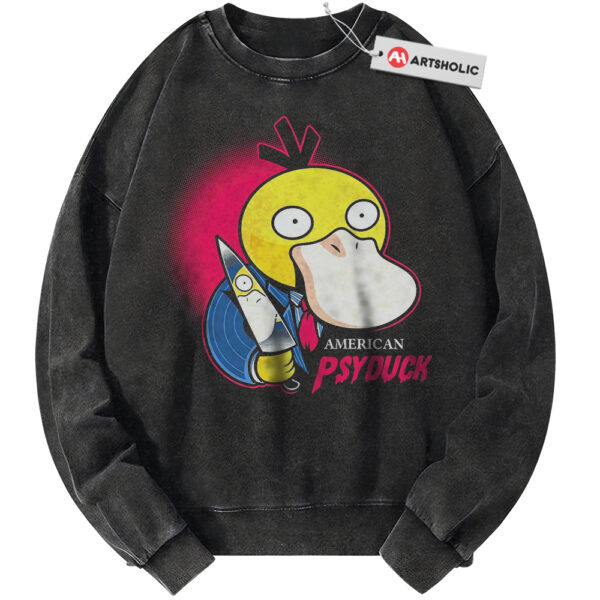 Psyduck Sweatshirt, Pokemon Sweatshirt, Anime Sweatshirt, Vintage Sweater