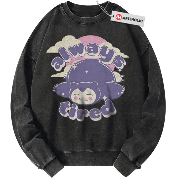 Snorlax Sweatshirt, Pokemon Sweatshirt, Anime Sweatshirt, Vintage Sweater