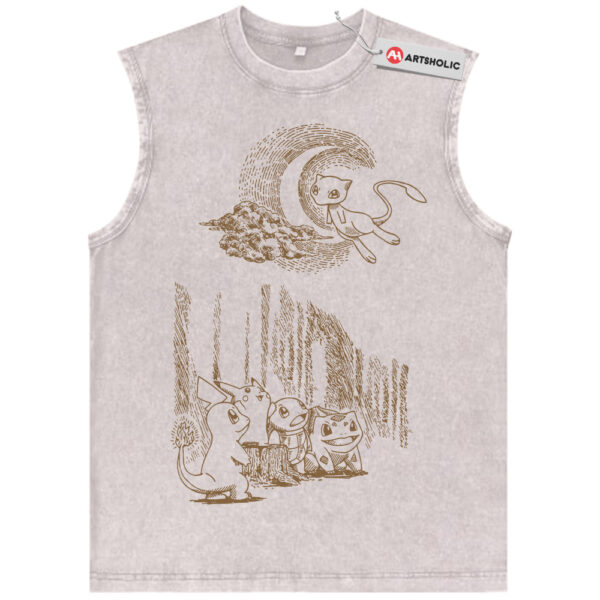 Pokemon Tank Top, Anime Tank Top, Vintage Tank Top