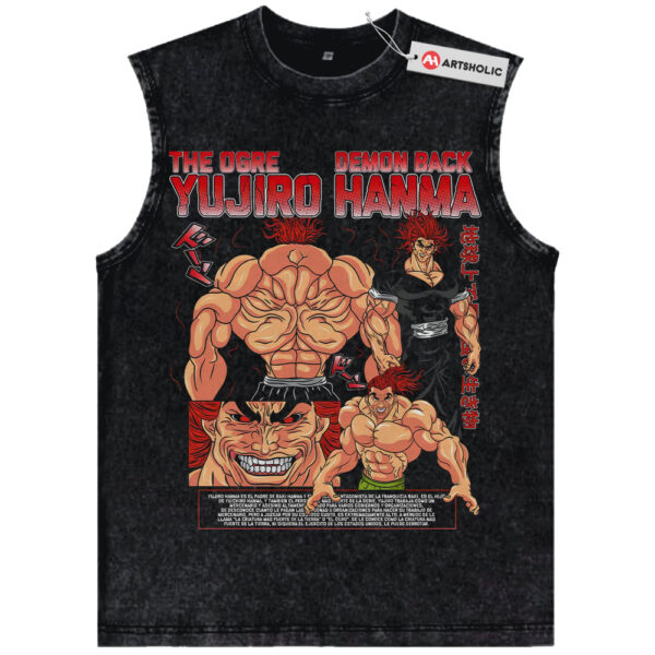 Yujiro Hanma Tank Top, Baki Tank Top, Anime Tank Top, Vintage Tank Top