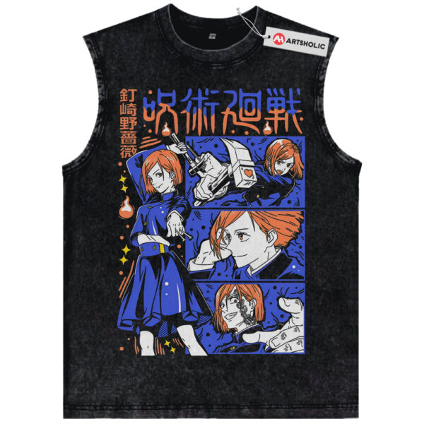Nobara Kugisaki Tank Top, Jujutsu Kaisen Tank Top, Anime Tank Top, Vintage Tank Top