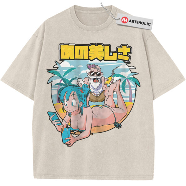 Bulma Shirt, Master Roshi Shirt, Dragon Ball Shirt, Anime Shirt, Vintage Tee