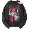 Makima Sweatshirt, Denji Sweatshirt, Chainsaw Man Sweatshirt, Anime Sweatshirt, Vintage Sweater