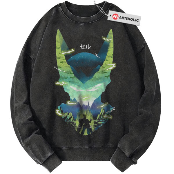 Cell Sweatshirt, Dragon Ball Sweatshirt, Anime Sweatshirt, Vintage Sweater