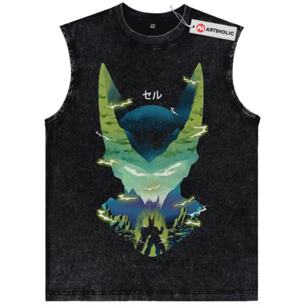 Cell Tank Top, Dragon Ball Tank Top, Anime Tank Top, Vintage Tank Top