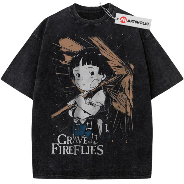 Grave of the Fireflies Shirt, Studio Ghibli Shirt, Anime Shirt, Vintage Tee