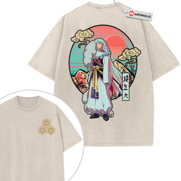 Sesshomaru Shirt, Inuyasha Shirt, Anime Shirt, Vintage T-Shirt 2-Sided