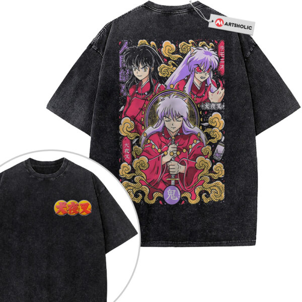 Inuyasha Shirt, Anime Shirt, Vintage T-Shirt 2-Sided