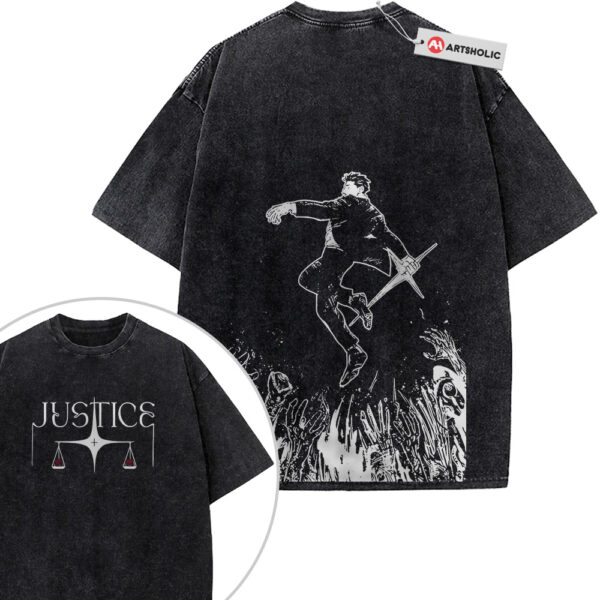 Hiromi Higuruma Shirt, Jujutsu Kaisen Shirt, Anime Shirt, Vintage T-Shirt 2-Sided