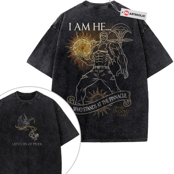 Escanor Shirt, Seven Deadly Sins Shirt, Anime Shirt, Vintage T-Shirt 2-Sided