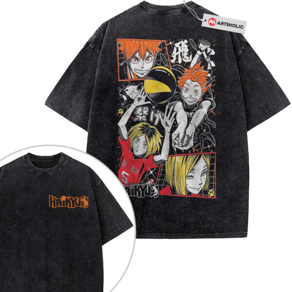 Haikyuu Shirt, Anime Shirt, Vintage Tee 2-Sided