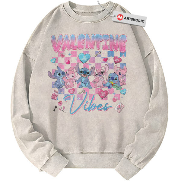 Lilo and Stitch Sweatshirt, Valentine's Day Sweatshirt, Animated Sweatshirt, Vintage Sweater