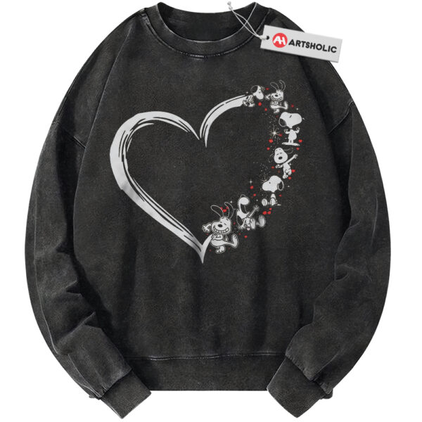 Snoopy Sweatshirt, Peanuts Sweatshirt, Animated Sweatshirt, Valentine's Day Sweatshirt, Vintage Sweater