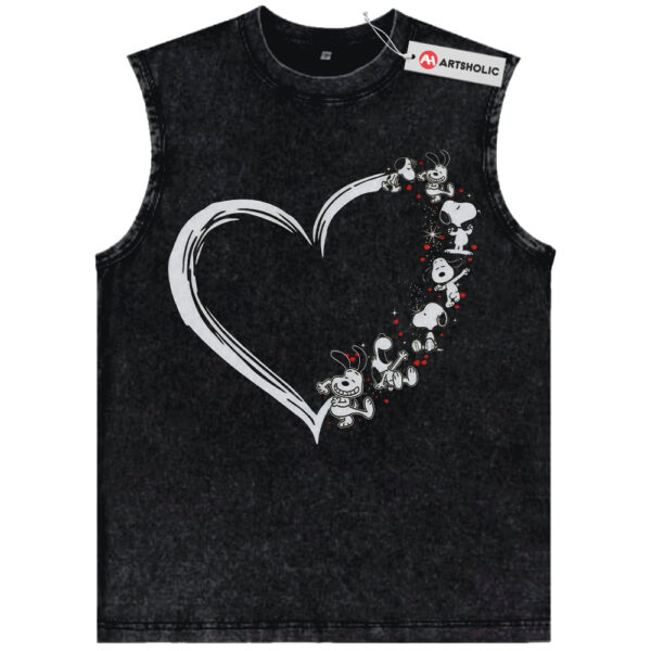 Snoopy Tank Top, Peanuts Tank Top, Animated Tank Top, Valentine's Day Tank Top, Vintage Tank Top