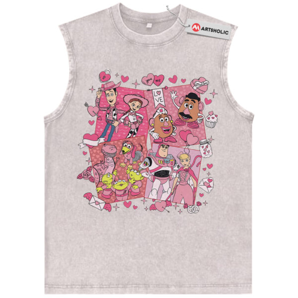 Toy Story Tank Top, Valentine's Day Tank Top, Animated Tank Top, Vintage Tank Top