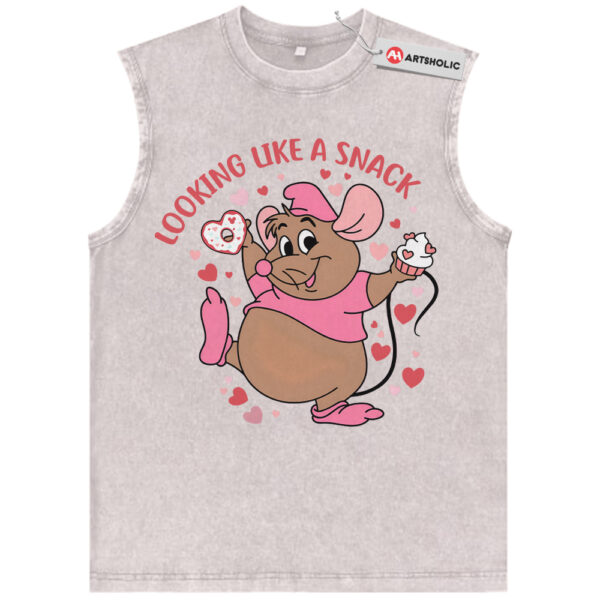 Gus Tank Top, Cinderella Tank Top, Valentine's Day Tank Top, Animated Tank Top, Vintage Tank Top
