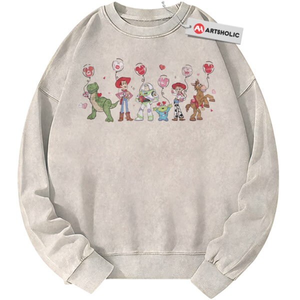 Toy Story Sweatshirt, Valentine's Day Sweatshirt, Animated Sweatshirt, Vintage Sweater