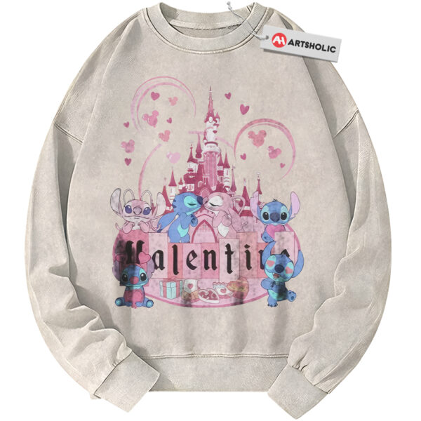 Lilo and Stitch Sweatshirt, Valentine's Day Sweatshirt, Animated Sweatshirt, Vintage Sweater