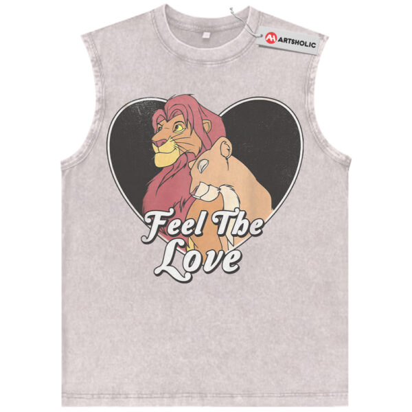 The Lion King Tank Top, Valentine's Day Tank Top, Animated Tank Top, Vintage Tank Top