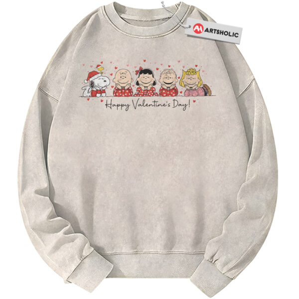 Peanuts Sweatshirt, Animated Sweatshirt, Valentine's Day Sweatshirt, Vintage Sweater