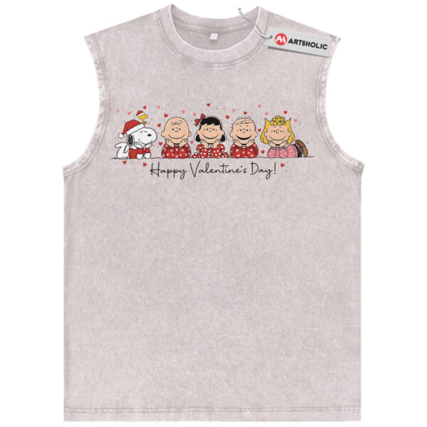 Peanuts Tank Top, Animated Tank Top, Valentine's Day Tank Top, Vintage Tank Top