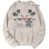 Minnie and Mickey Mouse Sweatshirt, Disney Sweatshirt, Cartoon Sweatshirt, Vintage Sweater